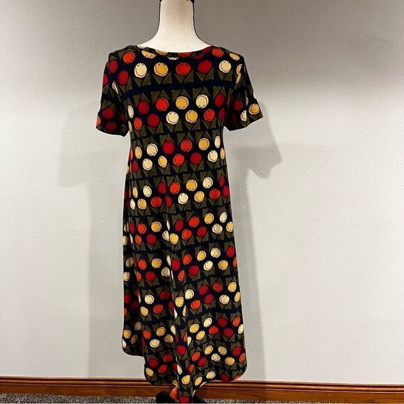 LuLaRoe tulip print short sleeve dress - Picture 8 of 12